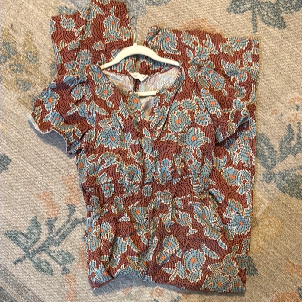 Anthropologie- The Somerset Jumpsuit size M